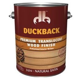 Premium Translucent Wood Stain, Natural Satin, VOC 275, 1-Gallon