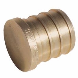 Barb Insert Plug, Brass, 1/2-In., 5-Pk.