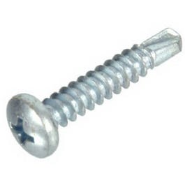 Pan-Head Drill Screws, Zinc, 6-20 x 1/2-In., 100-Pk.