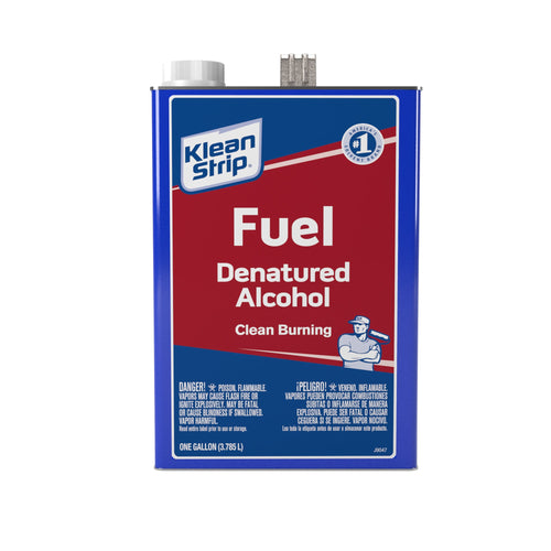 Klean Strip Denatured Alcohol Clean Burning Fuel, 1 Quart