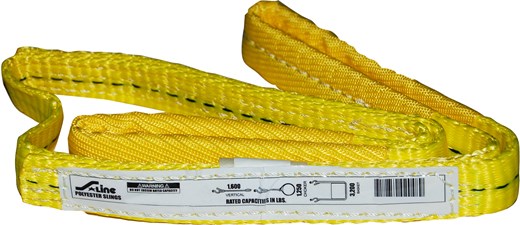 Ancra Cargo 1″ x 4′ 1-Ply Flat Loop Eye-to-Eye Lifting Sling