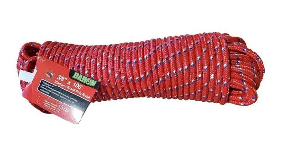 Baron Braided Polypropylene Rope Assorted