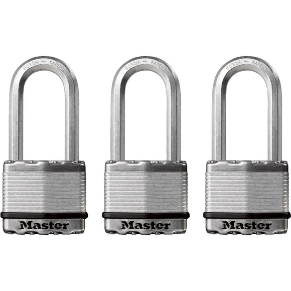 Master Lock Magnum 2 In. Keyed Alike Padlock (3 Pack)