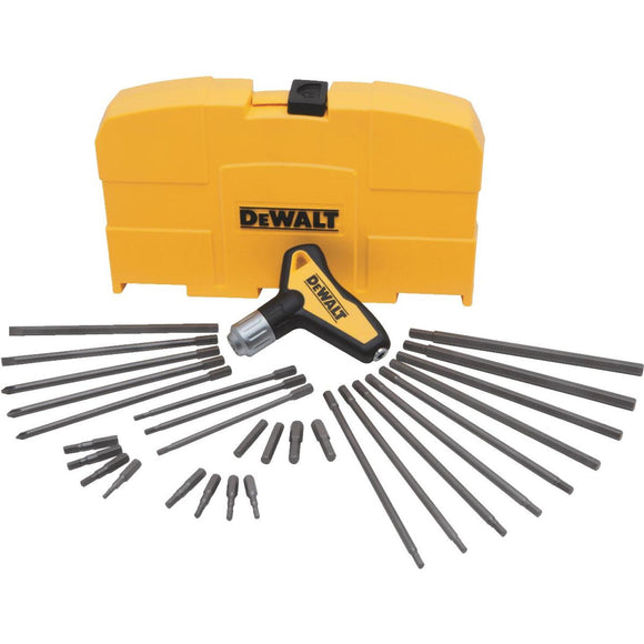 DeWalt Metric & Standard T-Handle Hex Key Set, 31-Piece