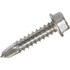 Hillman 1/4 In. - #14 x 1 In. Hex Washer Head Self-Drilling Sheet Metal Screw (100 Ct.)