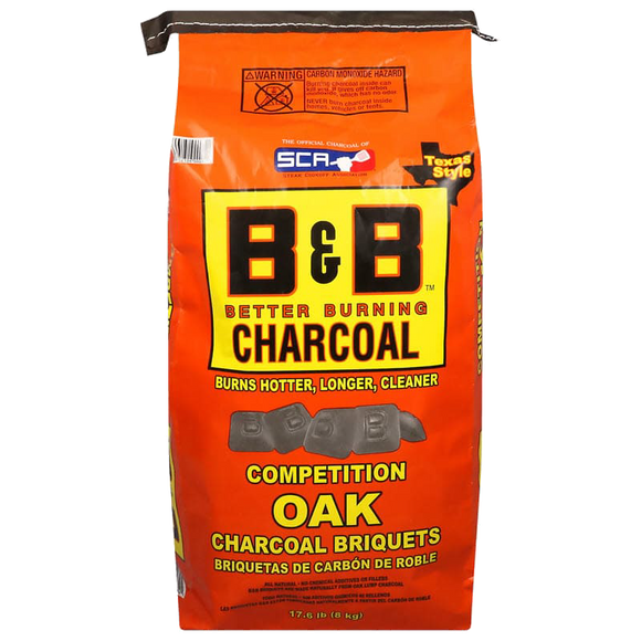 B & B Charcoal Competition Oak Briquets