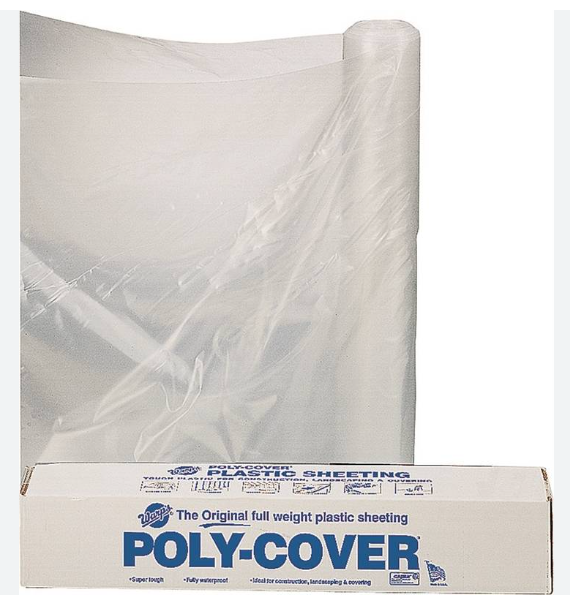 Orgill Poly 6X16-C Poly Film 6 Mil Plastic Clear